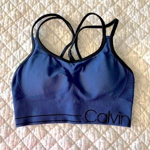 Calvin Klein Performance Strappy Sports Bra - size XS